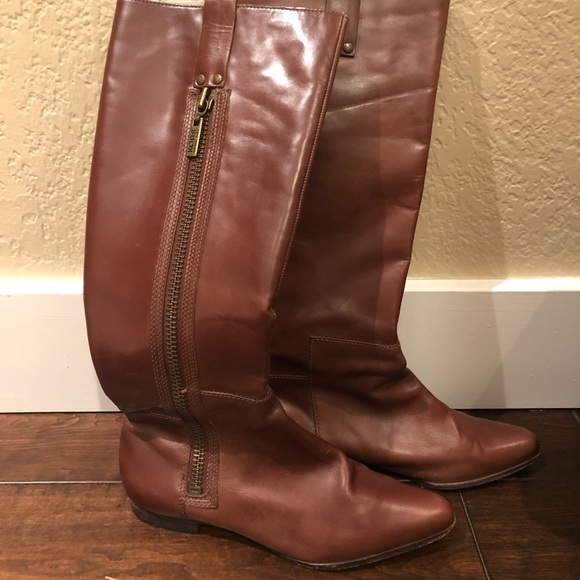 Michael Kors knee high leather boots - Picture 2 of 4